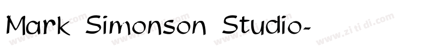 Mark Simonson Studio字体转换